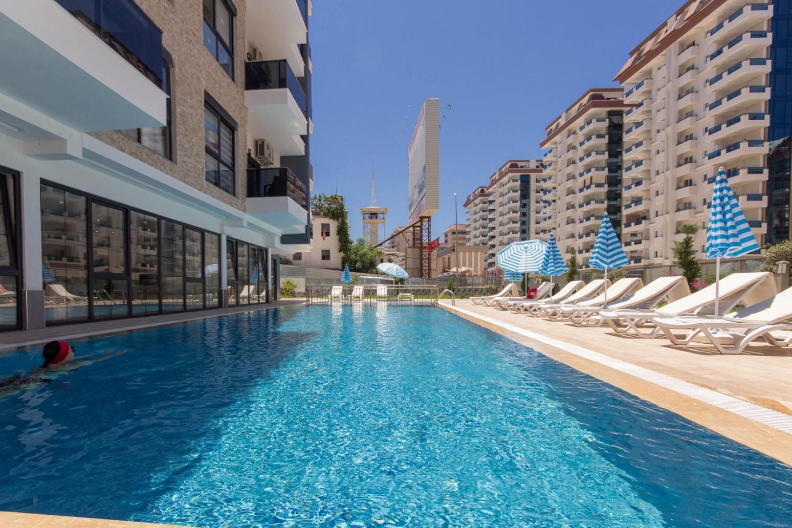 Lejlighed Gokgur 2-bedroom For Rent, 400 Meters From The Sea, Mahmutlar, *